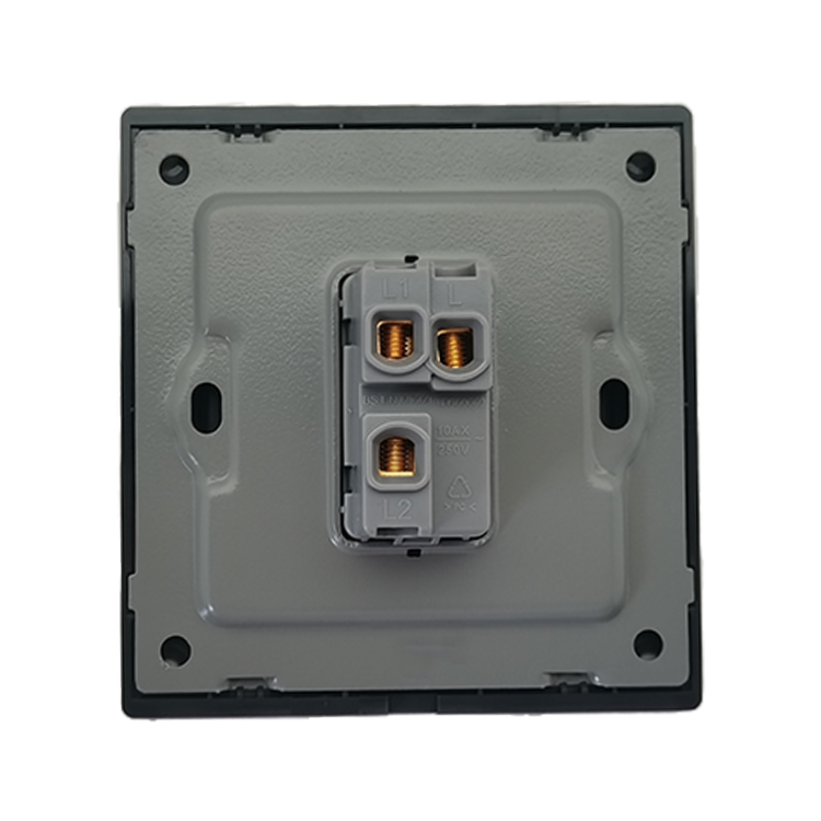 VNX Professional Manufacture Beautiful Design Silver Home Factory Kenya Wall Switches 1 Gang 1 Way 2 Way