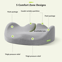 Coussin médical de soulagement de la sciatique et du dos pour chaises de bureau Coussin de siège de soulagement de la pression du coccyx