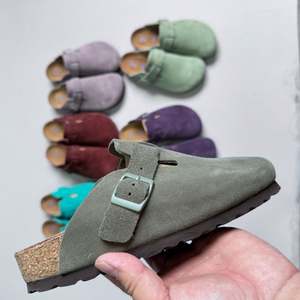 Chaussures mules personnalisées pour femmes, best-seller en Europe, en cuir PU, semelle intermédiaire en PVC, soutien de la voûte plantaire, fabrication chinoise - Product Image 1