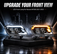 Vente en gros d'usine - Phare avant LED FM AUTO PARTS LR pour Navara NP300 Pickup 2021-2023 - Ensemble de phares - Garantie 1 an