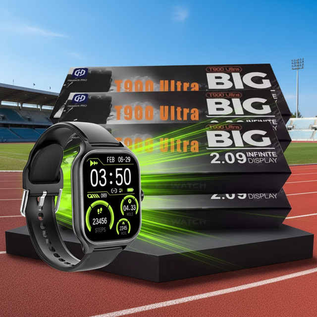 T900 UK8 2026 Series 9 ULTRA Original Smartwatch Fitpro New Arrival with CE Rohs Full Android Square Shape and Compass Function