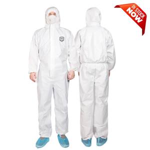 ชุดป้องกันแบบไมโครพอรัส โพลีโพรพิลีน 55 แกรม ชนิด 5 6 สำหรับการแพทย์ กันน้ำ ป้องกันไฟฟ้าสถิตย์ ชุดป้องกันส่วนบุคคล (PPES) - Product Image 4
