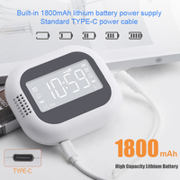 Reloj Despertador con Vibración Silenciosa para Personas Sordas, Mudos, con Problemas de Audición y para Dormir Profundamente