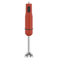 Mixeur Plongeant Électrique à Deux Vitesses, Silencieux, 4 Lames (Blanc Élégant, Mixeur Plongeant Détachable pour Cuisine)