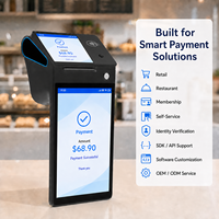 Biyometrik Bluetooth NFC POS Ödeme Android Mobil Terminali Perakende Restoran Otel Yönetimi için Avuç İçi Damar Tarayıcısı