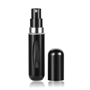 Travel <b>Mini</b> Portable Size 5ML Metal Empty Revolving <b>Perfume</b> Spray Bottle <b>Perfume</b> Atomizer Aluminum Spray Refillable Bottles - Product Image 3