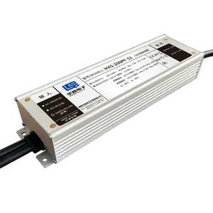 HXS-200PF-12 IP67 PFC防水超薄发光二极管电源200W 16.7a 12v交流至dc发光二极管驱动变压器，用于照明和标牌