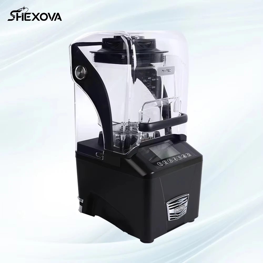 Multifunctional Quiet Juice Mixuer Blender Automatic Food Grinder Processor Ice Smoothie Maker With Silent Cover
