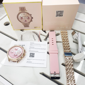 GEM 9 2 correas 1,28 pulgadas Mujeres Reloj inteligente 2024 Montre Reloj inteligente Mujer BT Call Mujer Smartwatch para mujeres damas - Product Image 6