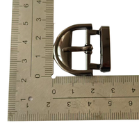 Boucle à rouleau en alliage de zinc couleur canon de fusil, forme D, lisse, durable, écologique, personnalisable, de la marque LiZhiGao, fabrication OEM