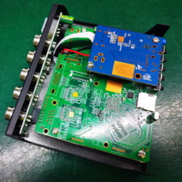 Enregistreur vidéo SeemeTech 4 canaux CVBS Mini Quad Splitter avec enregistrement en boucle, batterie intégrée, système d'assistance aux angles morts, garantie 1 an