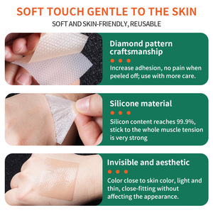 Feuilles de gel de silicone BCK pour cicatrices, 3 pièces, lavables et réutilisables, pour cicatrices neuves et anciennes - Product Image 4