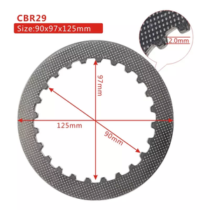 Conjunto de Placas de Embrague de Papel para Motocicleta <span class=keywords><strong>CBF500</strong></span>, Placa de Acero de Embrague para <span class=keywords><strong>Honda</strong></span> CBR400 NC29 CB500 PC26 <span class=keywords><strong>CBF500</strong></span> PC39 CB650F - Product Image 6