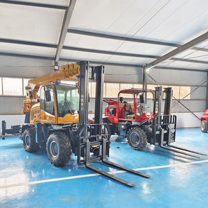 4WD พวงมาลัยล้อหลังของจีนรถยกดินแบบออฟโรดขนาด5ตันพร้อมเครื่องยนต์ดีเซล EPA - Product Image 4