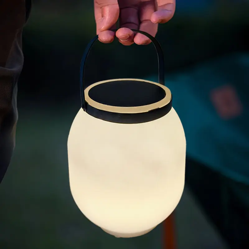 Cheap LED Outdoor Decorative Garden Lantern Waterproof Solar Light Camping Light Portable Walkway Lawn Backyard