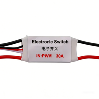 Composants FPV RC, interrupteur électronique PWM 30A, relais contrôlé, interrupteur de lumière LED, signal PWM pour modèle d'avion, 3.7~28V