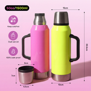 Bouteille d'eau sport portable en acier inoxydable Everich 30oz <span class=keywords><strong>avec</strong></span> poignée pour usage extérieur 2026 - Product Image 6