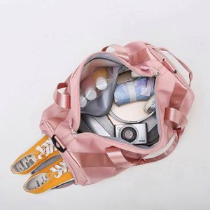 Sac de voyage gratuit, sac de sport portable pour femme, séparation sec/humide, grande capacité, pour courts séjours - Product Image 6