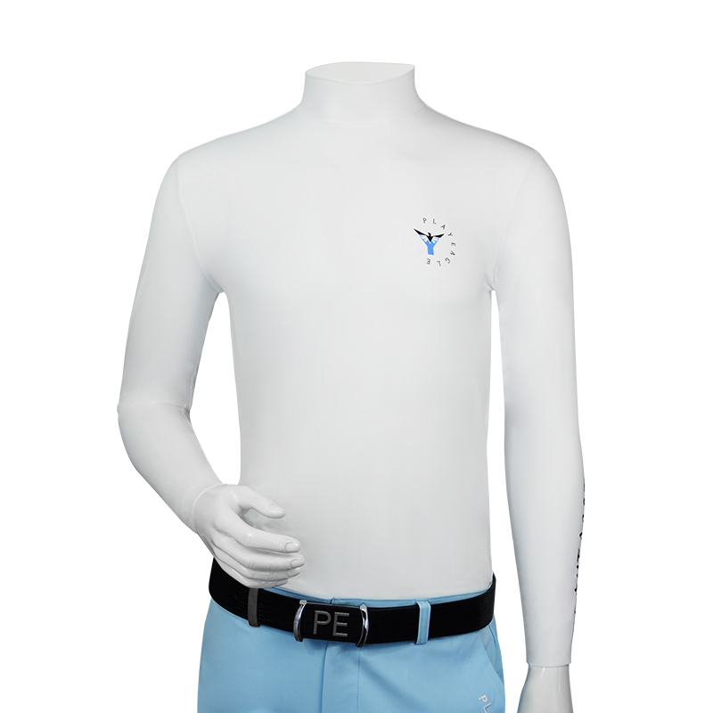 Летняя мужская крутая ткань для гольфа, рубашка для гольфа с длинными рукавами из ледяного шелка, Солнцезащитный уход