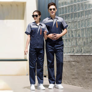 Yeni 2024 özel fabrika 100% pamuk emek giyim Workmen iş giysisi erkekler için iş üniforma araba atölye emek takım elbise - Product Image 6