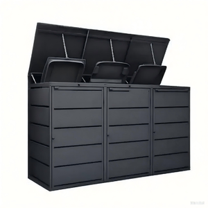 Nuovo produttore di fonti di Design per tetto inclinato bidone della <span class=keywords><strong>spazzatura</strong></span> 3 bidoni in acciaio zincato coperchio del bidone della <span class=keywords><strong>spazzatura</strong></span> - Product Image 1