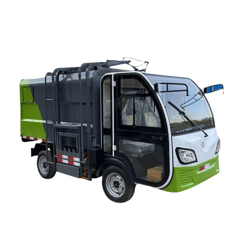 Factory Direct Dumping Bucket Electric Compression Car Four Wheel Collection Transportation Garbage Truck