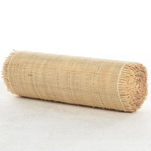 Baru anyaman bambu alami lembar anyaman Rotin bahan tongkat terbuka rotan jala anyaman anyaman mesin tenun - Product Image 2