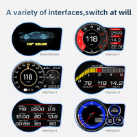 Nuevo 2026 F15 WiiYii Medidor OBD2 Inteligente con Múltiples Interfaces, GPS, Pantalla TPMS, Velocímetro y HUD para Coche