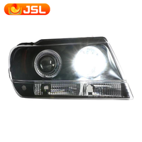 Para Jeep Grand Cherokee 1999-2004 Faro LED DRL Luz de Niebla Señal de Giro Haz Bajo Haz Alto Lente Accesorios Luces de Coche