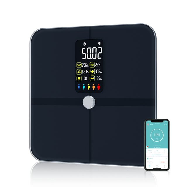 Smart Body Fat Scale with VA LED Screen Display Max Weight 180kg Home or Office Use OEM & ODM Customized Support