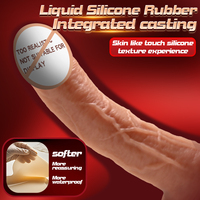 Heiz-Vibrator für Frauen 10 Modi Teleskopischer Stoßvibrator Realistischer Dildo Klitoris-Stimulator Wasserdicht Fernbedienung