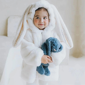 Simpatici vestiti invernali per bambini vestiti invernali per bambine felpe con cappuccio cappotto con Zip top per bambine abiti invernali caldi - Product Image 1