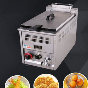 Friggitrice 2025 pesante per pollo commerciale 2 cestini friggitrice per patatine Kfc friggitrice elettrica per friggere Snack - Product Image 5