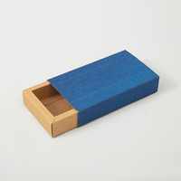 Boîte cadeau de tiroir en papier de luxe pour chaussettes barre de sous-vêtements savon fait à la main multicolore imprimé petite boîte de tiroir d'emballage de bombe de bain