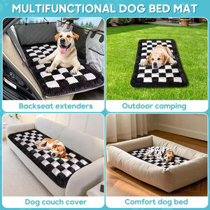 Coussin de Voiture pour Animaux Antidérapant, Extenseur de Siège Arrière, Couverture pour Animaux à Carreaux, Lit pour Chien pour SUV, Berlines et Camions, Tapis de Siège Arrière pour Animaux - Product Image 6
