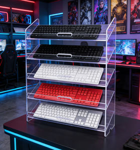 Soporte de exhibición de teclado de acrílico personalizado para equipos de esports, tiendas minoristas y uso doméstico - Product Image 2