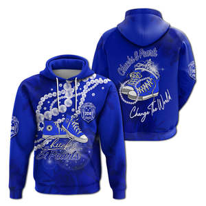 Sudadera con capucha de manga larga de otoño para hombre Zeta Phi Beta Abrigo estampado personalizado con perlas Change the World - Product Image 1