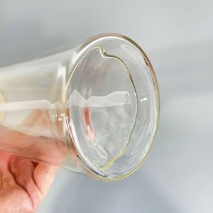 Verre à double paroi ultra-transparent de 20 oz pour sodas, bières, cafés, eaux et cocktails, pré-percé, 12 oz, stock USA - Product Image 3