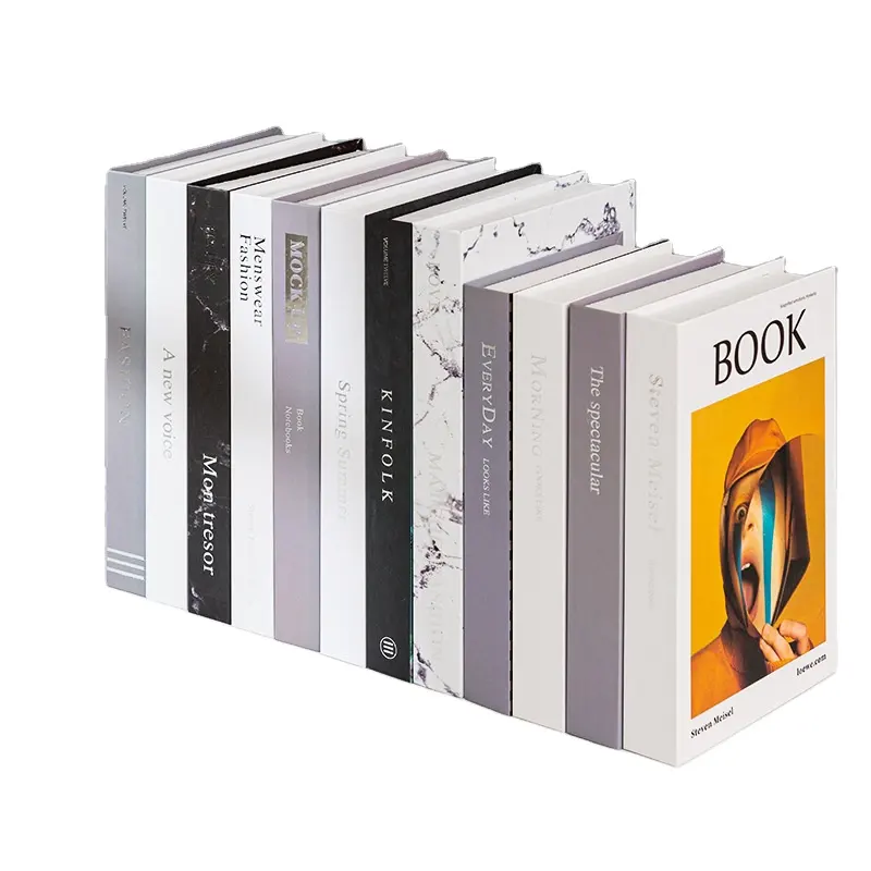 Kotak Penyimpanan Mewah Model Rumah Kedai Kopi Alat Peraga Hotel Buku Modern Buku Dekorasi Khusus