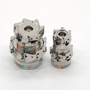 Fraise à alimentation rapide double face à quatre coins du centre d'usinage CNC <span class=keywords><strong>Kena</strong></span> M4 Fraise en alliage dur LN11 4 cannelures OEM ODM - Product Image 2