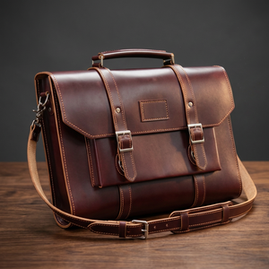 Nouveauté : Sacs messager modernes en cuir véritable, durables, écologiques, grande capacité, pour ordinateur portable, portés épaule ou croisé, usage quotidien - Product Image 1