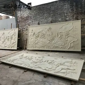 Fantastic Bas Relief Sculpture Artificial Sandstone Sculptures Relief