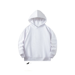 Women's Large Size Casual Work Group Clothing Spring Autumn Adult Circle Thin Insert Hoodie Bag Woven Front Plain Dyed Technique - Product Image 2