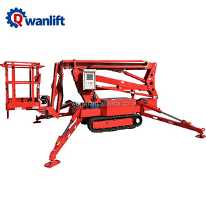 Wanlift Hydraulic off Road Driving <strong>Tracked</strong> 32ft 52ft 59 Feet 20m 22m Articulated Boom Lift <strong>Cherry</strong> <strong>Picker</strong> for <strong>Sale</strong> - Product Image 5