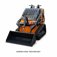 Chargeuse compacte sur chenilles T460 pour la construction, la démolition, l'agriculture, l'aménagement paysager, le déneigement, multi-attaches, chargeuse à direction par déplacement