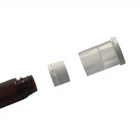 Bouteille en PET Marron Mat de Qualité Alimentaire 10ml/15ml/20ml/25ml/30ml/50ml pour Liquides Oraux avec Bouchon Anti-Effraction