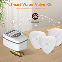 Válvula de Agua Inteligente Tuya Zigbee 3.0 de Alta Presión con Sensor de Fugas, Cierre Automático, Controlador Inalámbrico para Tuberías, para Apartamentos y Hoteles