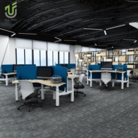 IULTRA Bureau exécutif debout Incrustation de cuir véritable Rangement caché Design moderne Double moteur électrique pour espace de bureau de luxe
