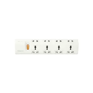 Best Quality 3000w 4 Way Switches And Sockets Electrical Custom Logo Smart Extension Power Strip Outdoor