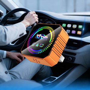 4 in 1 Orange Wireless Carplay Adapter <b>Type</b> <b>C</b> Android Auto Mirror Link Airplay CarPlay Dongle <b>Plug</b> And Play AI Box - Product Image 1
